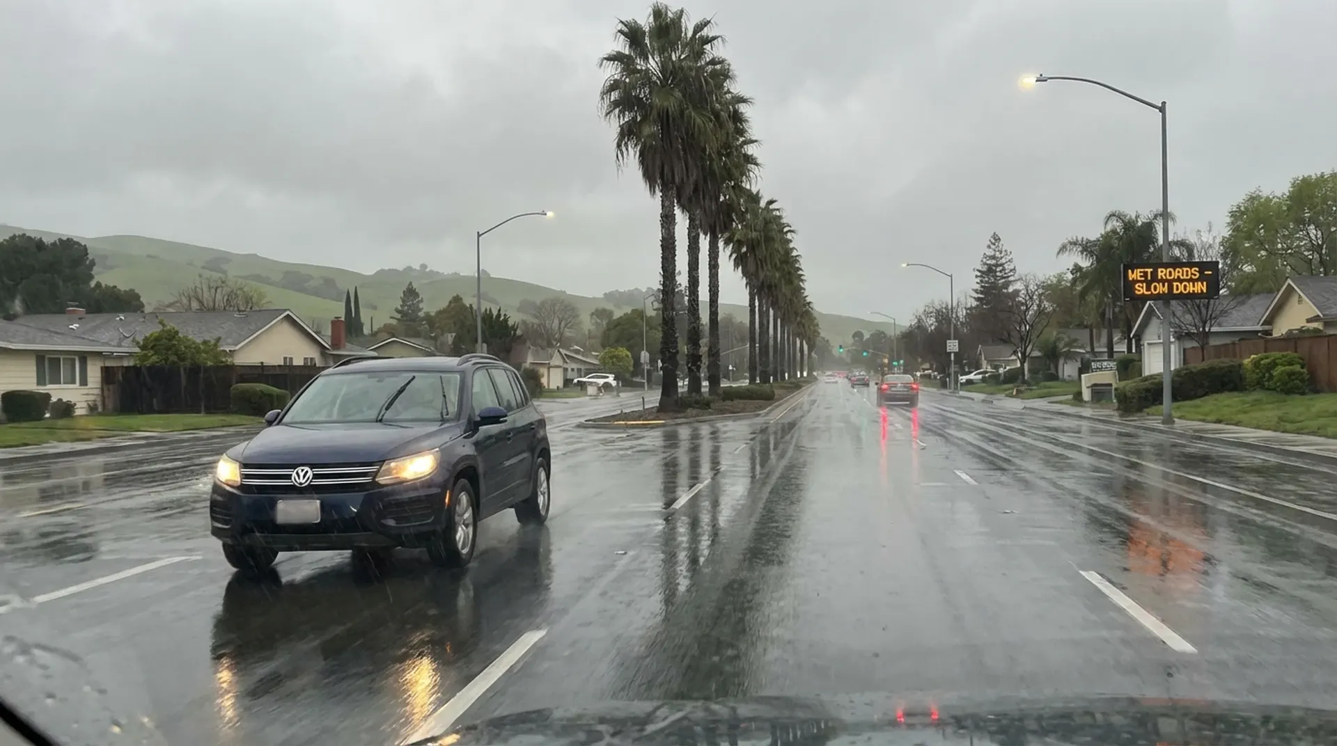 Cover photo for the article "How to Avoid Hydroplaning on Wet Roads in Fremont: Safety Tips for Spring Rainstorms"
