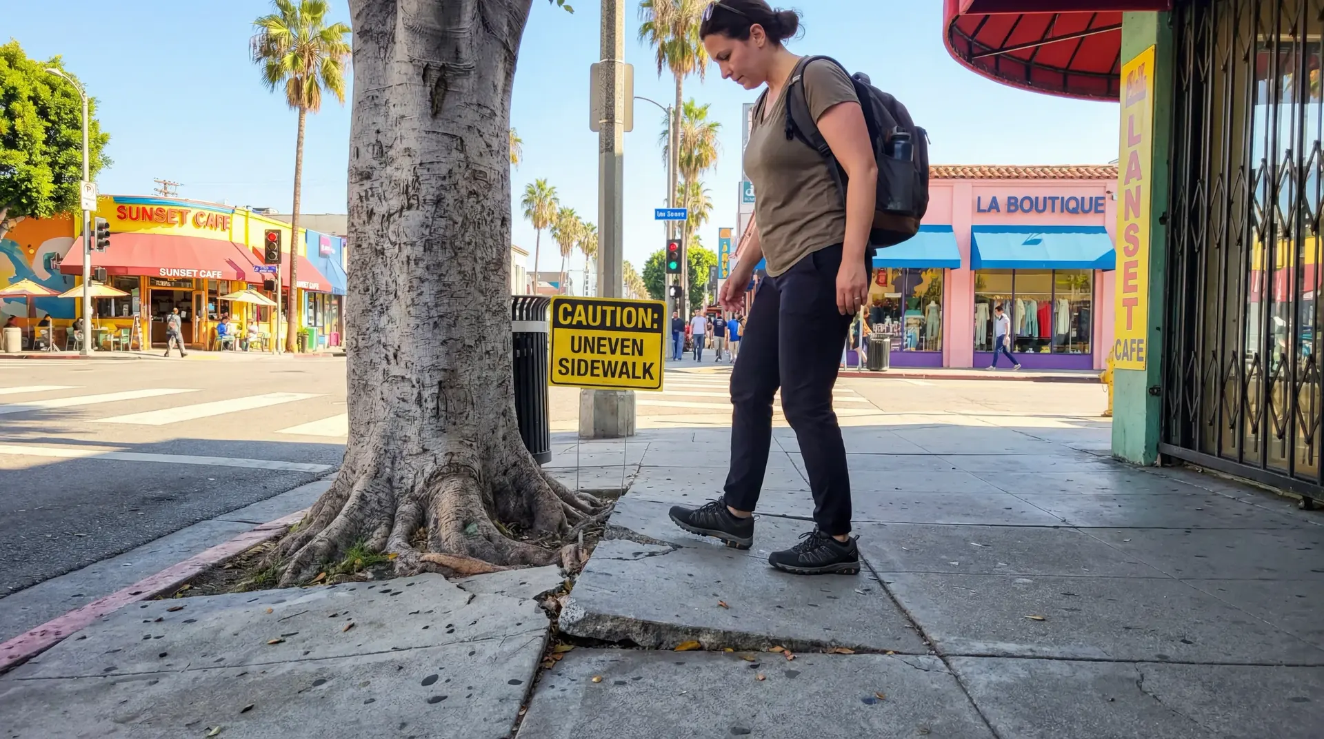 Cover photo for the article "Staying Safe: How to Avoid Slip-and-Fall Accidents in Los Angeles"