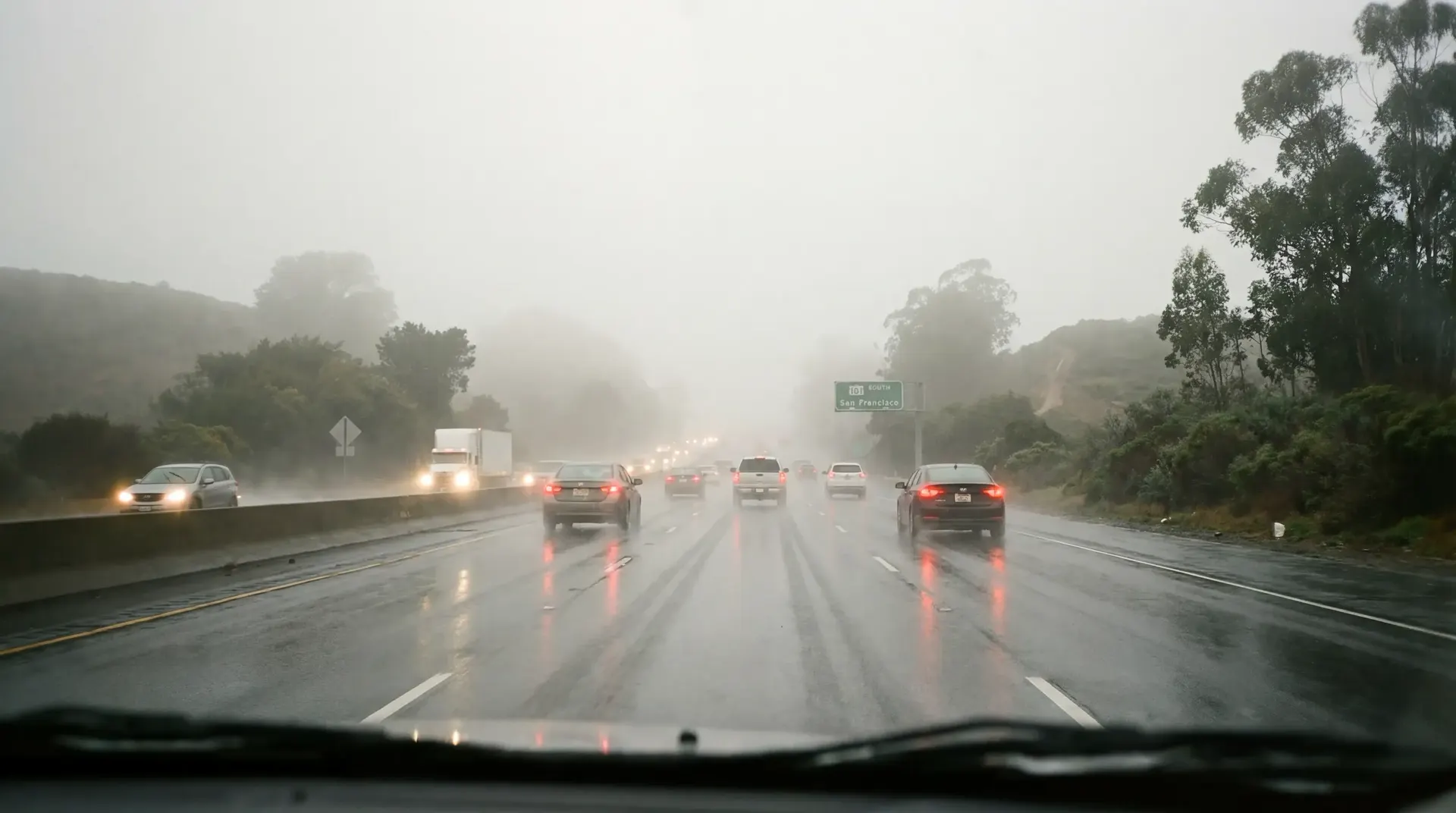 Cover photo for the article "Bay Area Winter Fog: Navigating the Most Dangerous Driving Season"