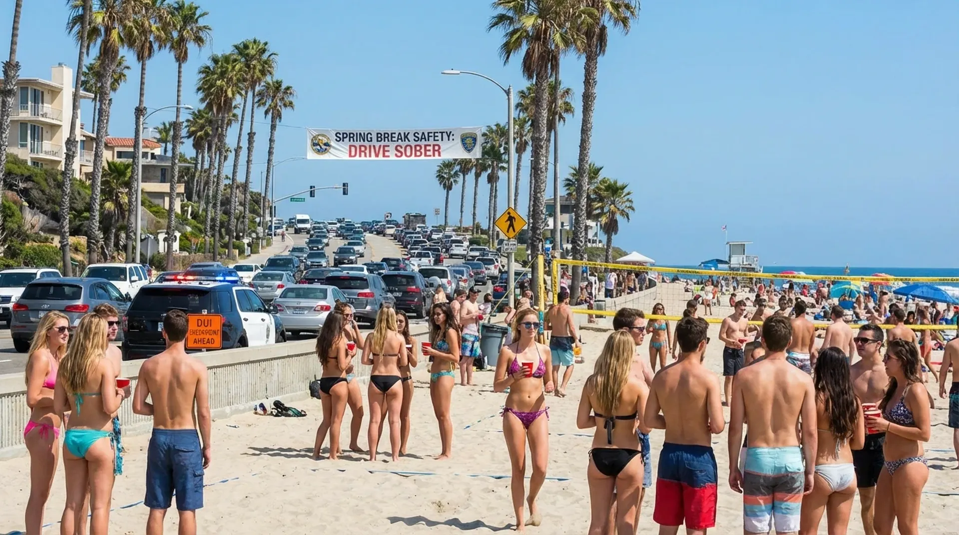 Cover photo for the article "The Dangers of Driving Under the Influence During Spring Break in California"