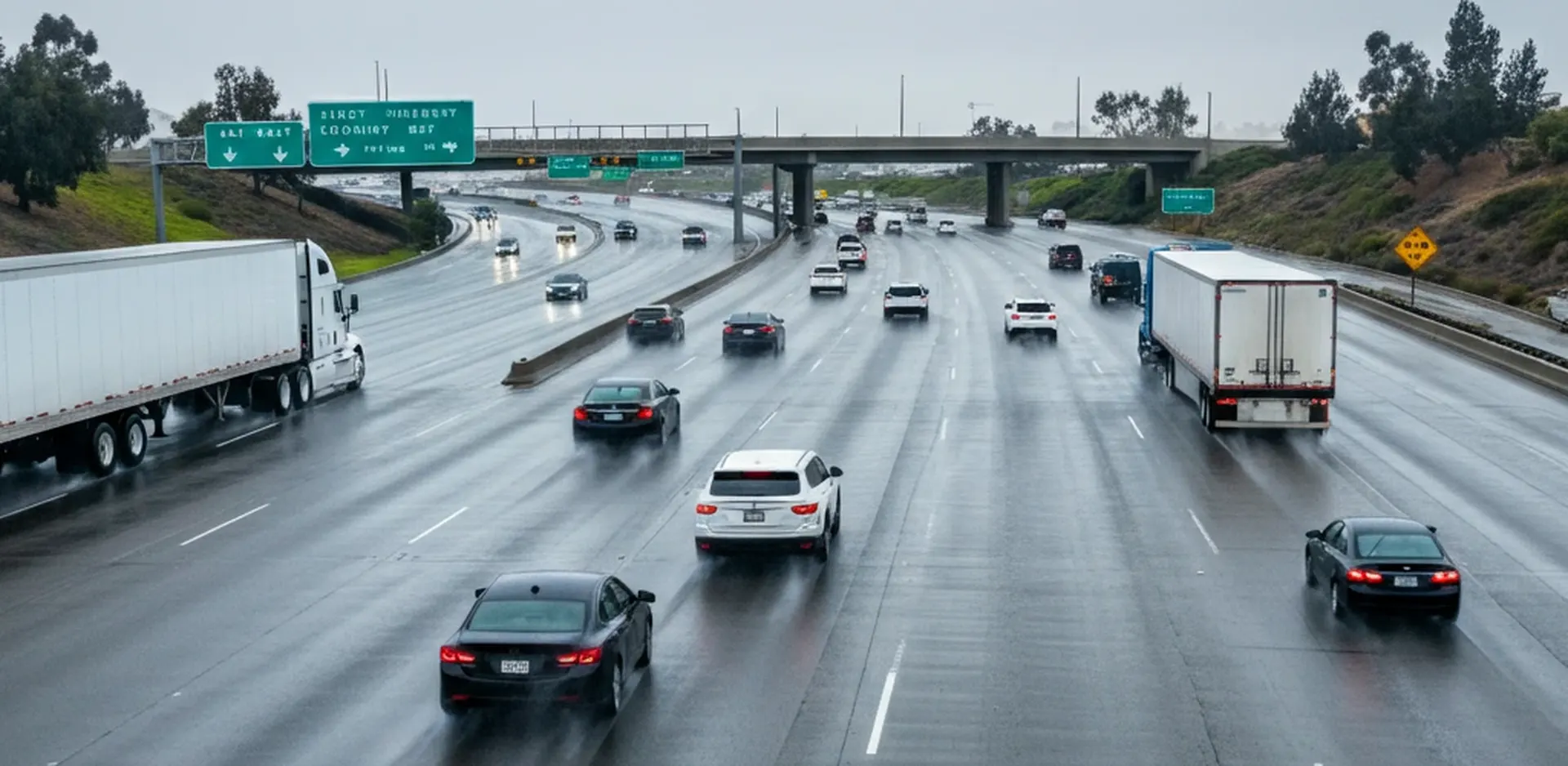 Cover photo for the article "Driving Safe: Avoiding Truck Accidents in Southern California"