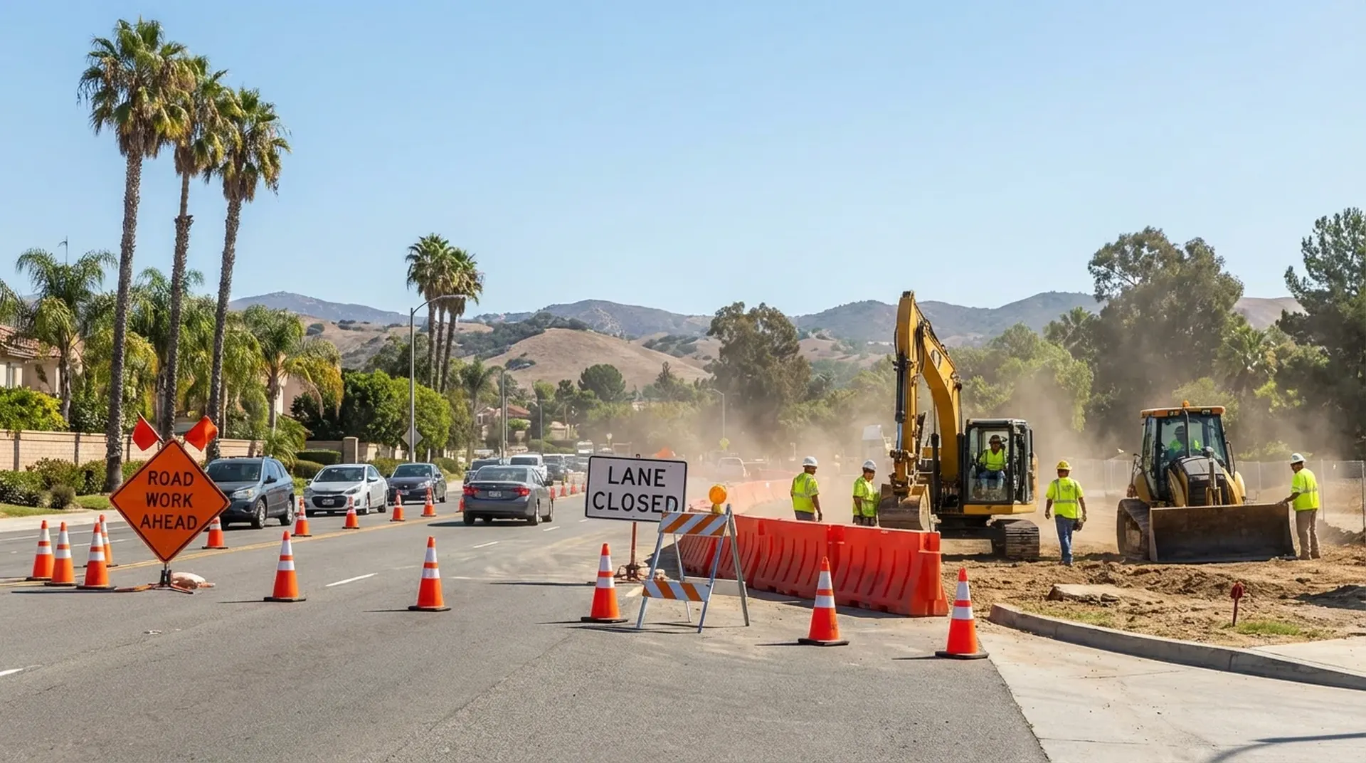 Cover photo for the article "Navigating Danger: Spring Road Construction and Accidents in Orange County"