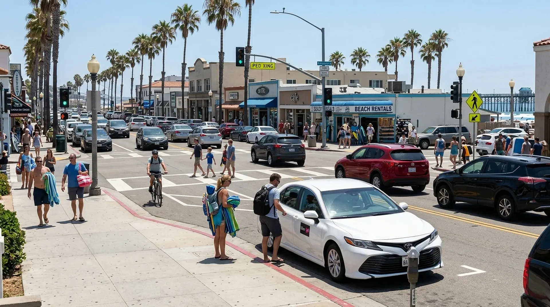 Cover photo for the article "What to Do After an Oceanside Rideshare Accident"