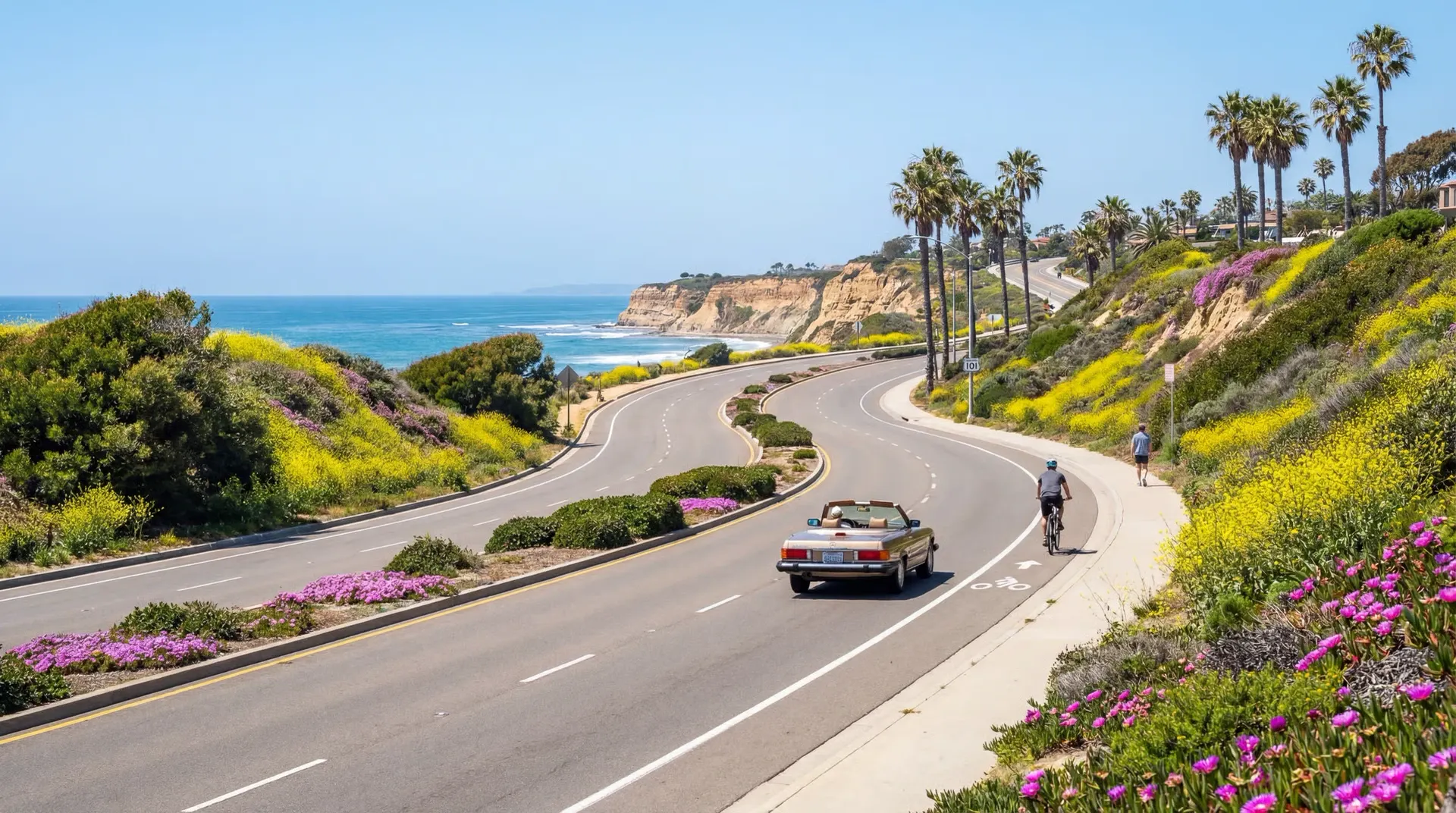 Cover photo for the article "How to Prepare for Spring Driving in Encinitas"