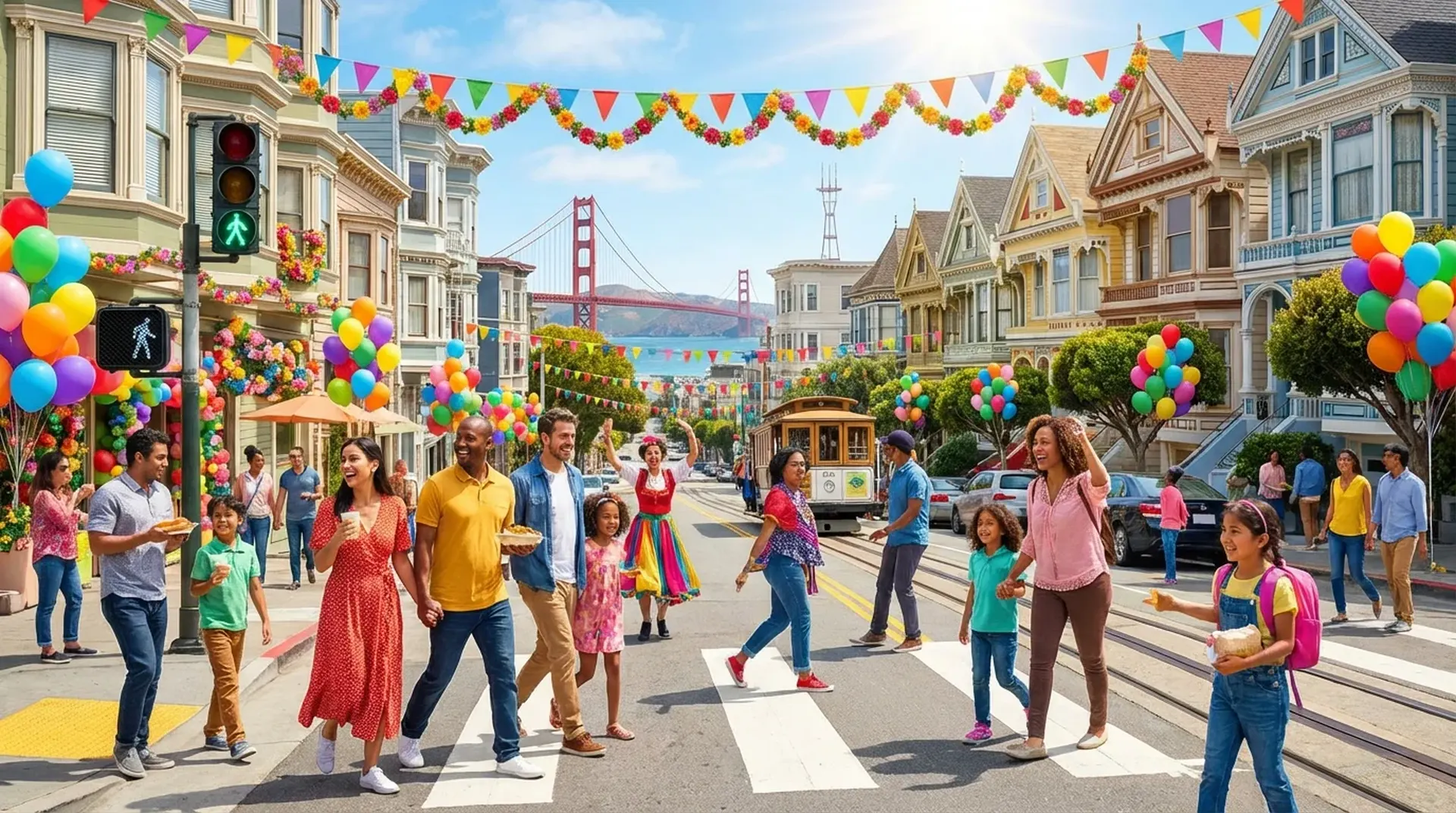 Cover photo for the article "Staying Safe: A Guide to Pedestrian Safety at San Francisco’s Spring Festivals"