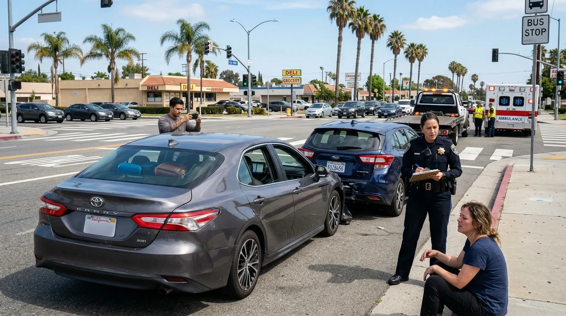 Cover photo for the article "What to Do After an Uber or Lyft Accident in California"